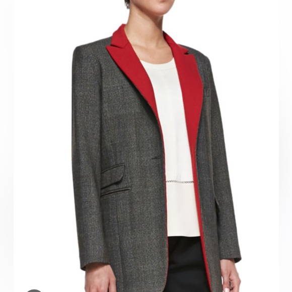 Rag & Bone Paloma Jacket With Red Lapel - Picture 3 of 16
